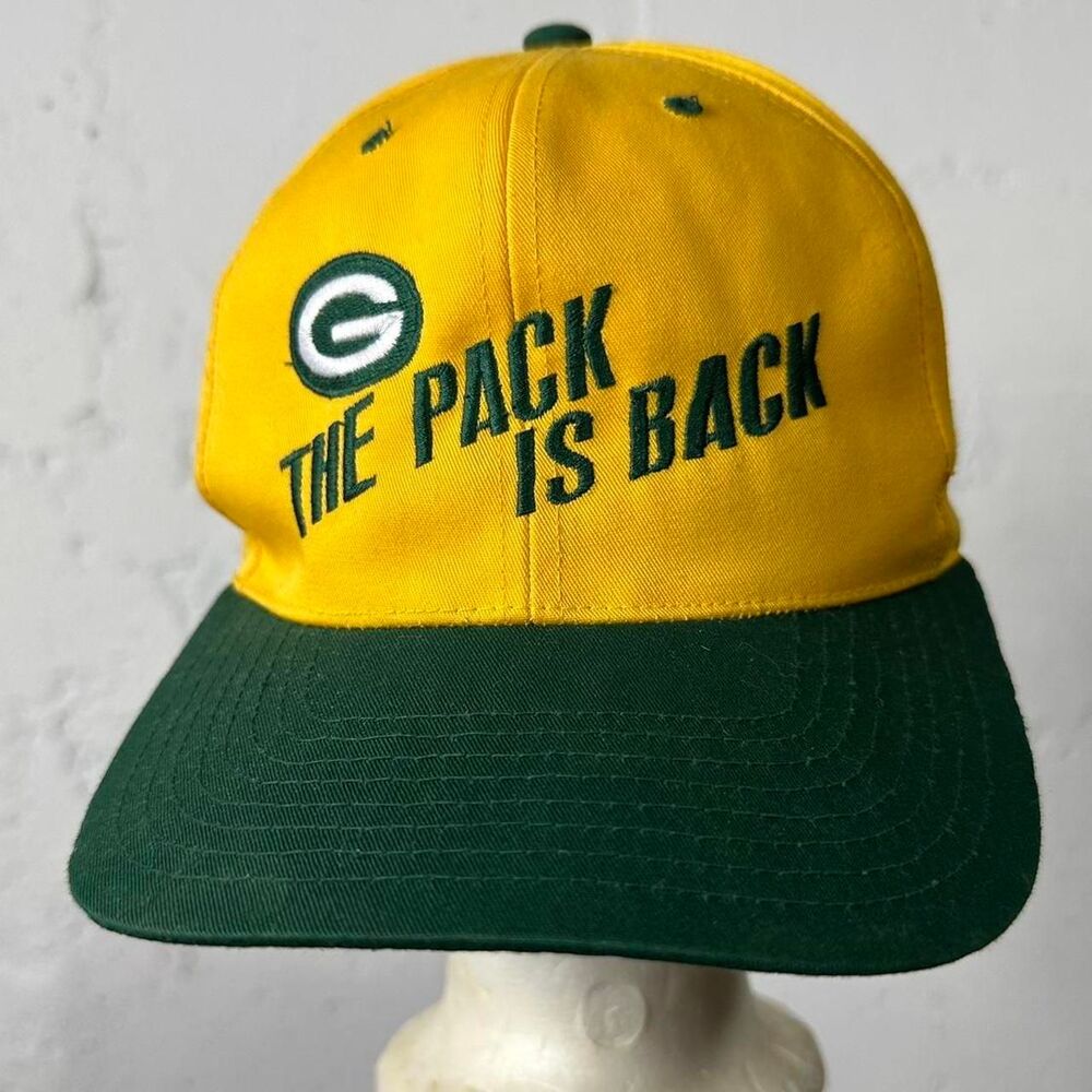 Vintage Green Bay Packers Hat Cap “The Pack is Back”